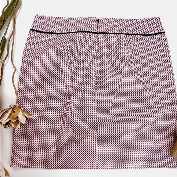 Ann Taylor Mini Micro Career to Cocktail Mid Waist Geometric Print Skirt… - Picture 5 of 12